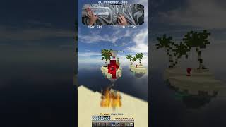 Minecraft Fireball Fight PvP #shorts