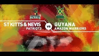CPL 2017 4th Match - St Kitts and Nevis Patriots v Guyana Amazon Warriors Live Stream