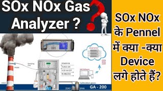 Sox Nox analyzer? ||  Unit consists of suction pump, electric heater, No2 converter, rotameter Etc.