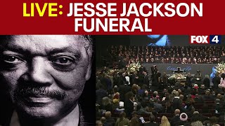 🔴LIVE: Jesse Jackson funeral; Former presidents attend