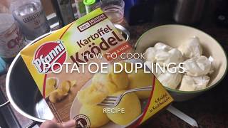 How to cook Potato (Potatoe) Dumplings by Pfanni (Kartoffel Knoedel) Recipe