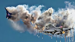 SHOCK THE WORLD! FIRST AIR COMBAT US F-16 AND RUSSIAN SU-57 Look What Happened!!!