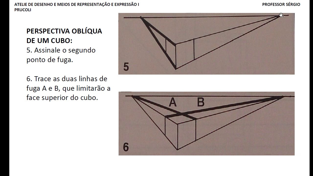 Aula 07 Perspectiva Oblíqua Parte 01 - YouTube