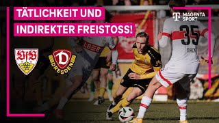 VfB Stuttgart II – SG Dynamo Dresden, Highlights mit Live-Kommentar | 3. Liga | MAGENTA SPORT