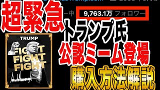 【緊急速報】既に9700万人に宣伝済み。トランプ氏公式ミーム爆誕