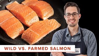 The Scientific Difference Between Cooking Wild and Farmed Salmon