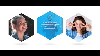 Hexagon Hover Effects CSS | Coder Uncle