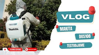 Makita purkštuvas  DUS108 TESTAS Sodyboje