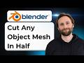 How to Cut Any Object Mesh in Half in Blender [2026 Guide]