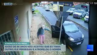 Idoso de 66 anos não aceitou que ex tinha outro, persegue e atropela o homem