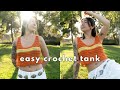 easy crochet tank top tutorial | summer crochet tank for beginners