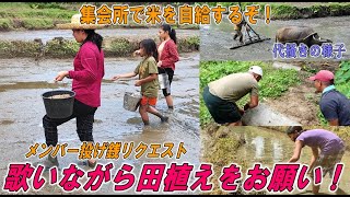 【集会所でメロディ達が米作り！】メンバーリクエスト！歌いながら田植えをしてください！