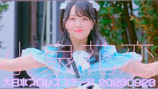 【小泉花恋🐼2023 9.23 大日本プロレスステージ】「《bonbon ange》《花ノぷりんせす》」『シークレットテレパシー』『パンダとダンパ』他　bonbonange おかちまちパンダ広場