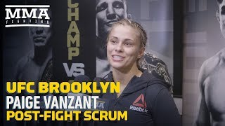 UFC Brooklyn: Paige VanZant Says Rachael Ostovich Even Making Fight Was 'Huge Triumph'