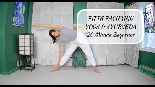 Pitta Balancing Yoga Mini Sequence | 20 Minutes | Khushyoga