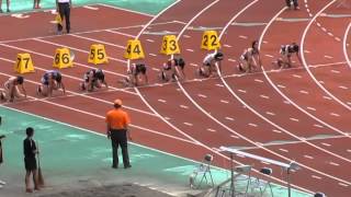 14年7月12日国体最終予選　少年女子100m予選1～２組