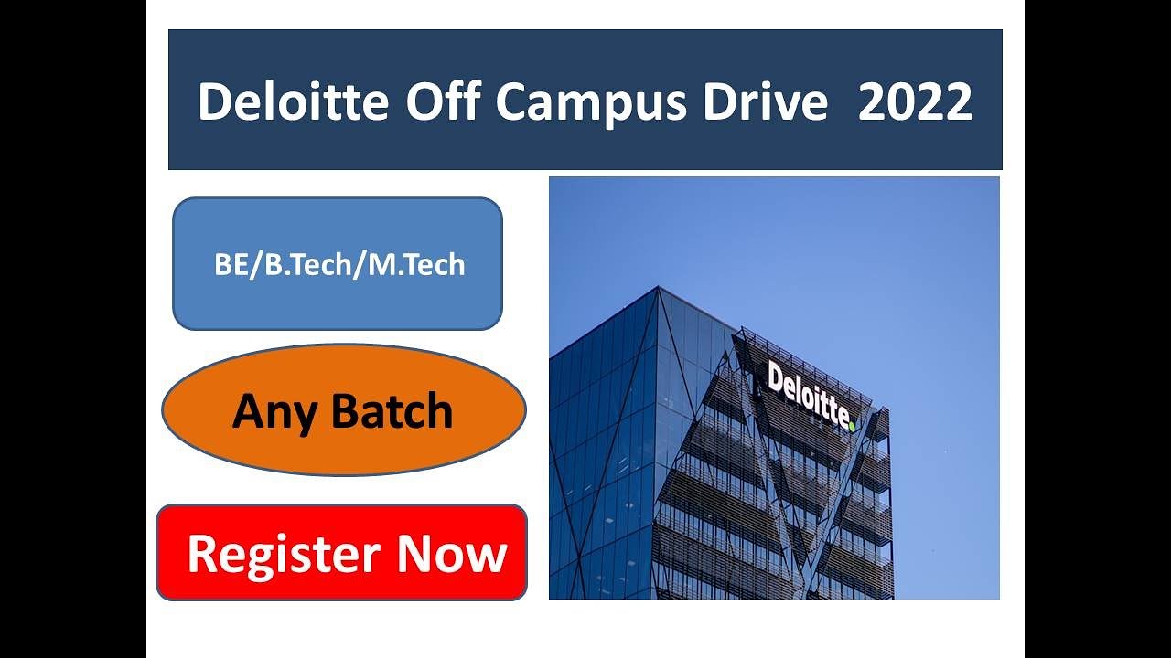 Deloitte Campus Drive 2022 Registration | Hiring For Freshers ...