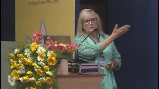 Rtn. Catherine Ross Bonifant at Rotary Peace Symposiun - Peacebuilder Club Project