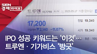 IPO 성공 키워드는 ‘이것’…트루엔·기가비스 ‘방긋’