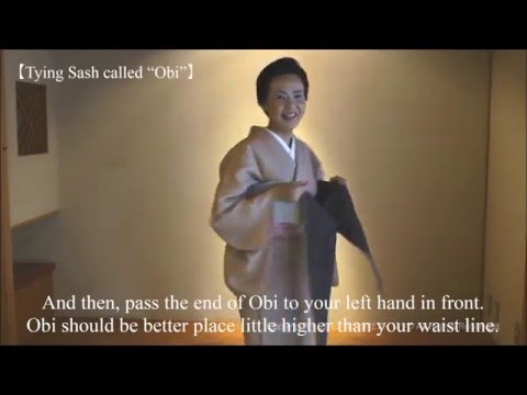 What is the sash of a kimono called?