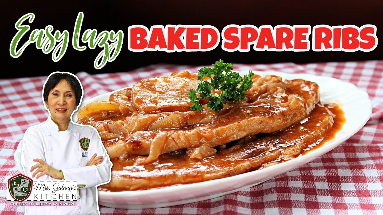 My Very First Spare Ribs Recipe Easy Lazy Baked Spare Ribs Mrs
