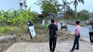 The neighbors panicked when we cleared the grass near their houses