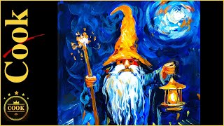 How to Paint an Easy Magical Gnome Wizard with Acrylics - Ginger Cook