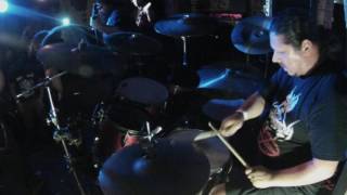 Acrimony - ARMANDO FERNANDEZ Drum Cam - live at Airliner Bar 9/16/2016