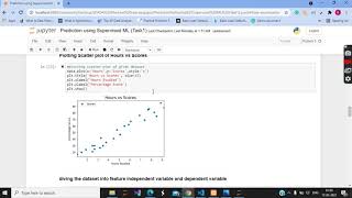 PREDICTION USING SUPERVISED MACHINE LEARNING TASK 1| LINEAR REGRESSION | GRIPMAY21