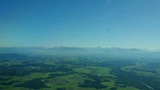 Landung in Salzburg (LOWS) Piste 15 | Landing in Salzburg (LOWS) Runway 15 - time lapse