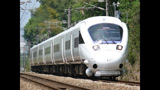 JR九州：885系特急ソニック12号・813系電車・６両編成（142Ｍ）走行シーン