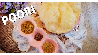 Poori Recipe | How to Make Poori |  Perfect round, puffy and Soft Poori Recipe |