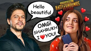 SHAHRUKH KHAN Flirts❤️with Cute Gamer girl😍 in PUBG Mobile *REAL VOICE TROLLING*