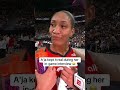 Respect 🤣 #wnba #basketball #ajawilson