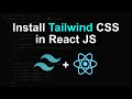 How to use Tailwind CSS in React JS for Beginners | Install Tailwind CSS in React App from Scratch