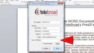 Introducing the TeleBroad Print2Fax | Print to Fax Software