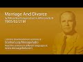 marriage and divorce william branham 65 02 21m