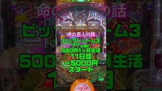 ビッグドリーム500円1ヶ月生活11日目#パチンコ#甘デジ#500円#ビッグドリーム3#命の恩人#ダイビング#バディ#トーク#タヌキ雨