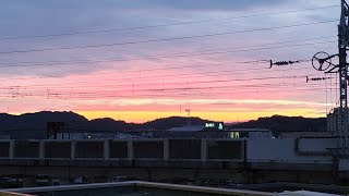 🌆夕焼けがとても綺麗だったので撮影しました！