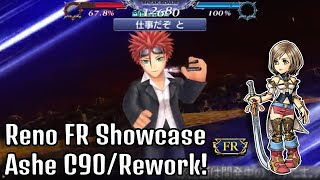 Reno FR Showcase \u0026 Ashe C90/Rework Showcase Reaction! [DFFOO JP]