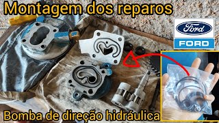 Kit de reparos da bomba de direção hidráulica do trator Ford | como montar, passo a passo!