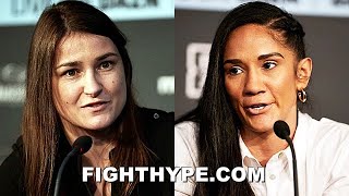 KATIE TAYLOR VS. AMANDA SERRANO FULL "IN THE TRENCHES" LONDON PRESS CONFERENCE, Q&A, AND FACE OFF