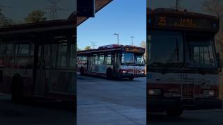 TTC 2006 Orion VII OG HEV on route 35 Jane leaving Pioneer Village Station. #ttc #orionviioghev