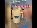 Life in Canada with milk bags