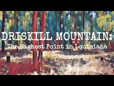 What is the second highest point in Louisiana?