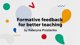 Formative Feedback for Better Teaching