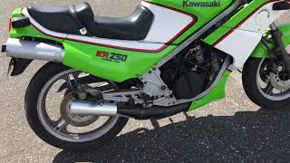 KR250 エンジン始動