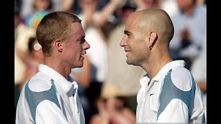 Andre Agassi vs Lleyton Hewitt 2002 US Open SF Highlights