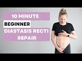 Diastasis Recti Repair Workout - BEGINNER - heal + strengthen your core postpartum