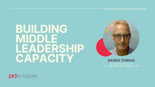 Building Middle Leadership Capacity | with Derek Tobias